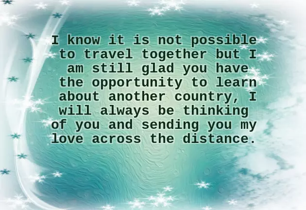 Safe Journey My Love