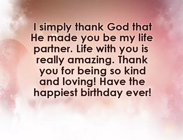 Simple Birthday Wishes Husband