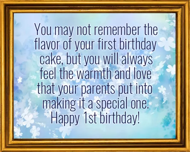 1St Birthday Girl Wishes