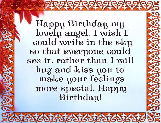 Happy Birthday Wishes To Girlfriend