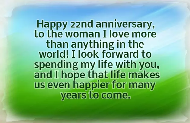 Happy 22Nd Anniversary