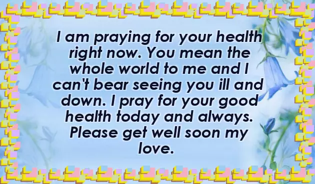Message For Sick Person