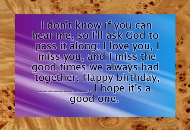 Nice Birthday Msg