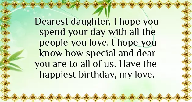 Birthday Wishes For My Daughter Quotes