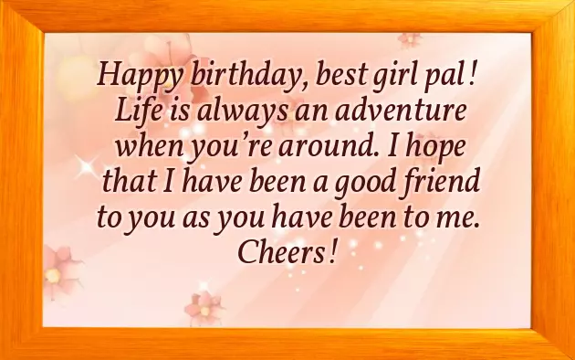 Happy Birthday For A Lady Friend