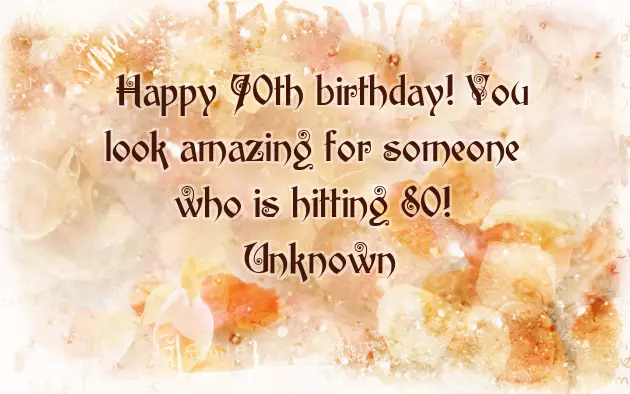 70Th Birthday Greetings Female 70Th Birthday Greetings Female