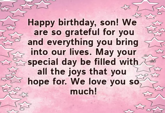 Happy Birthday Sons