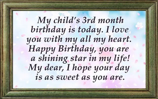 Birthday Wishes For Baby Boy 3Rd Birthday