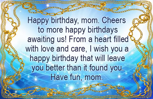 Happy Birthday To My Amazing Mum