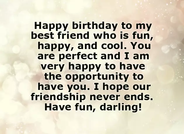 Birthday Wishes For Your Best Female Friend