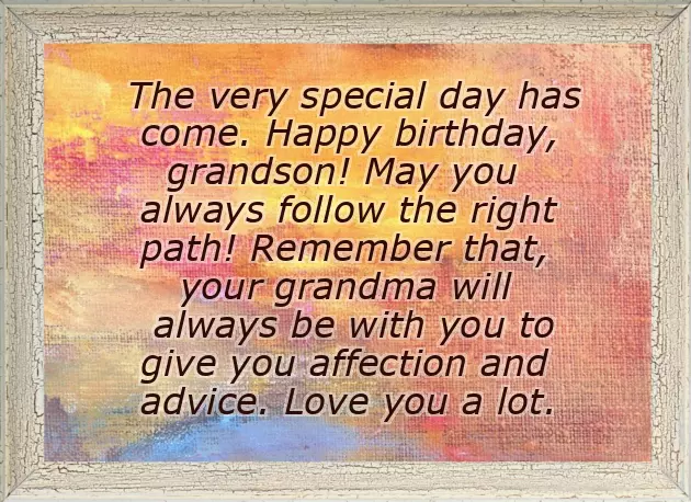 Happy Birthday Grandson 9 Years Old