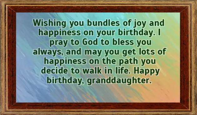 Granddaughter First Birthday Quotes