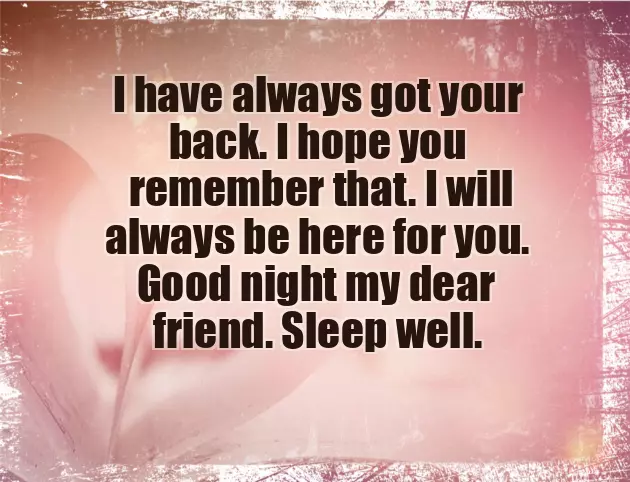 Good Night Wishes For A Friend