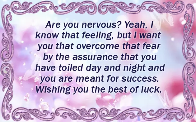 Exam Wishes For Lover