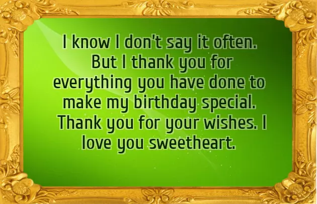 Girlfriend Wish Happy Birthday