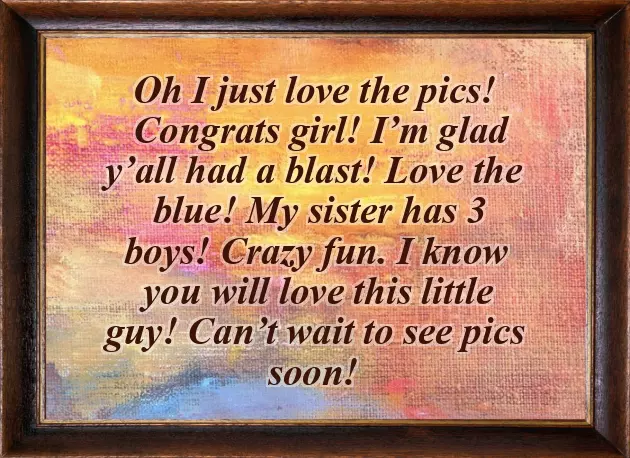 Congrats Sister For Having A Baby Girl