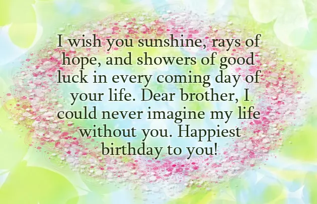 Funny Birthday Wish Brother