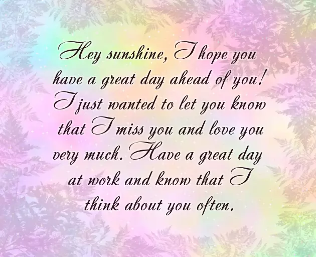 Morning Message For My Best Friend