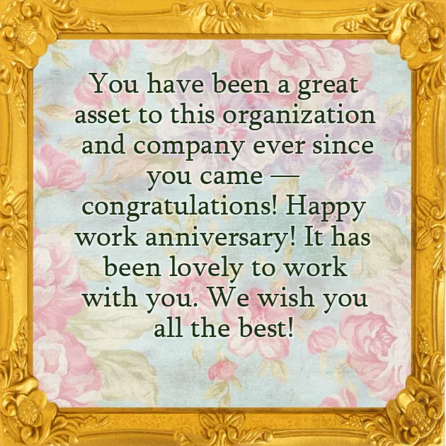5 Years Work Anniversary Wishes