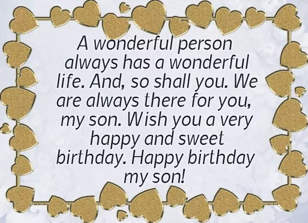 Birthday Wishes For Little Son