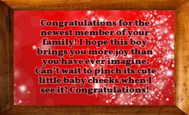 Congratulations On The New Arrival To Your Family