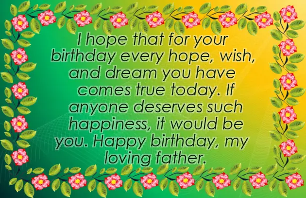 Happy Birthday Wishes From Daughter To Father Happy Birthday Wishes From Daughter To Father