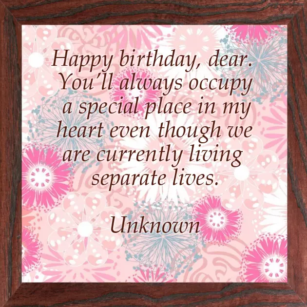 Heart Touching Birthday Wishes For Ex Girlfriend