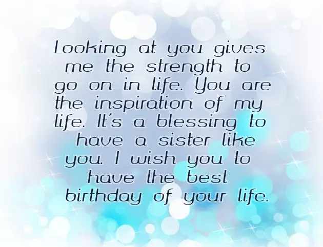 Best Wishes For Sister On Birthday