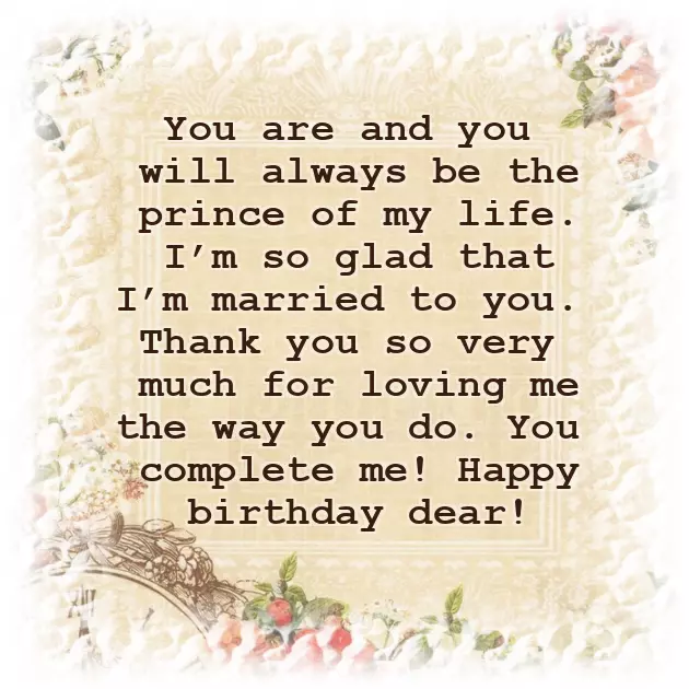 Birthday Wishes For Best Hubby