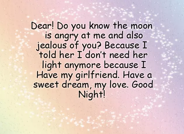 Good Night Msg For Girl