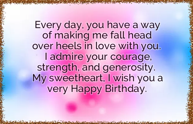 Birthday Wishes To My Dear Wife