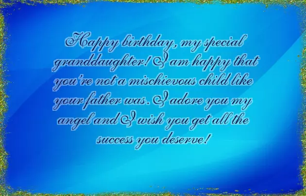Birthday Wishes For Great Granddaughter