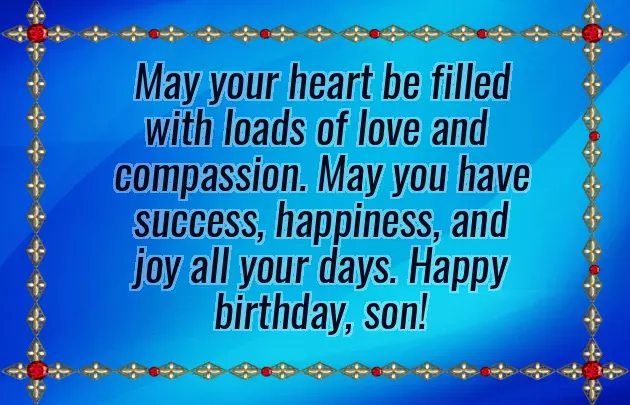 Best Wishes Son Birthday