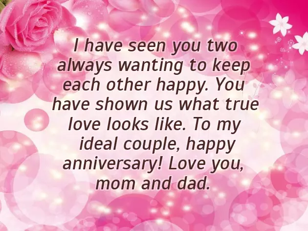 Wishes On Wedding Anniversary For Parents Wishes On Wedding Anniversary For Parents