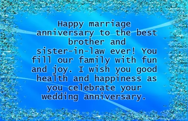 Happy Anniversary Brother In Law