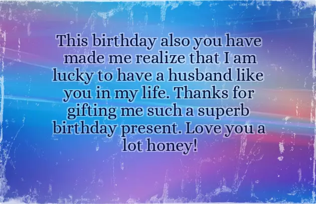 My Husband Birthday Greetings
