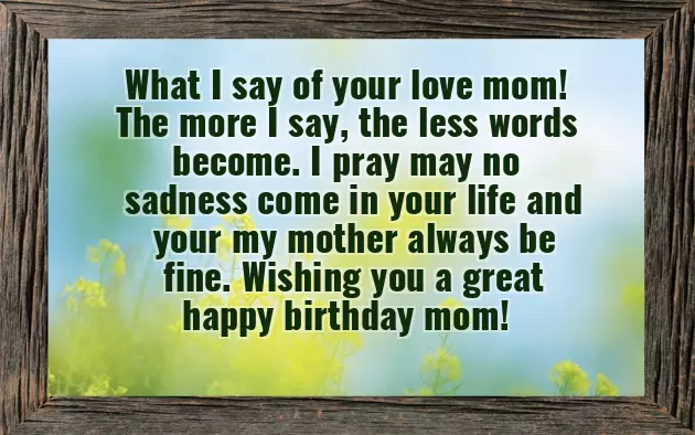 Birthday Greetings For Mom From Son Birthday Greetings For Mom From Son