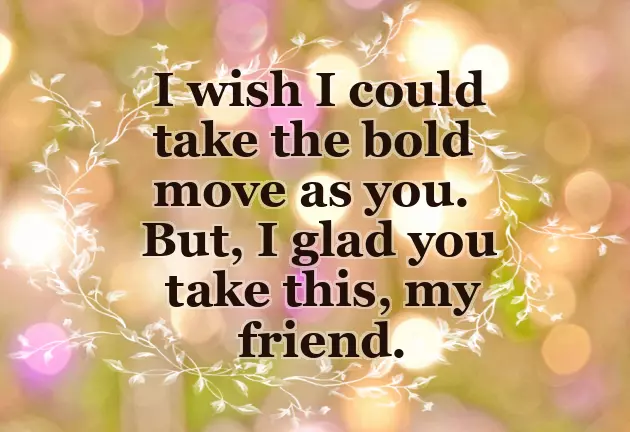 Wishes For New Venture