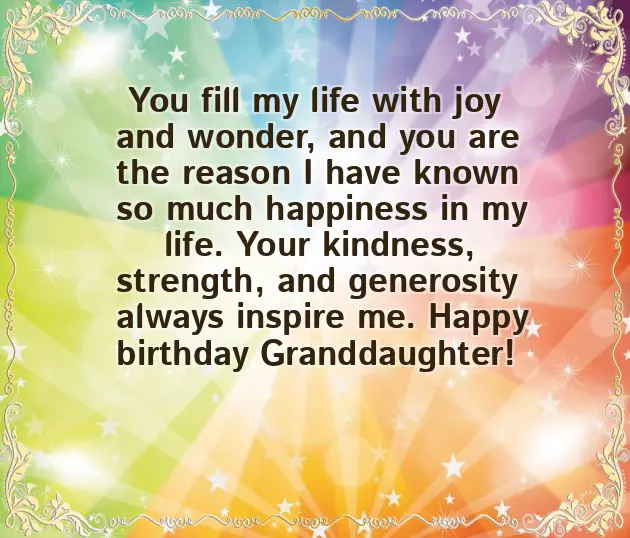 Birthday Greetings For Great Granddaughter