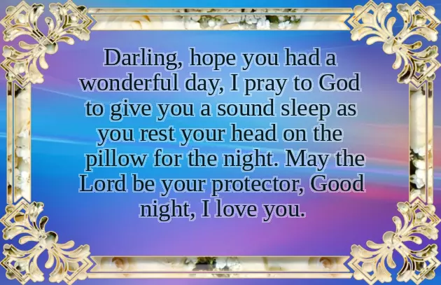 Good Night Poem For My Love