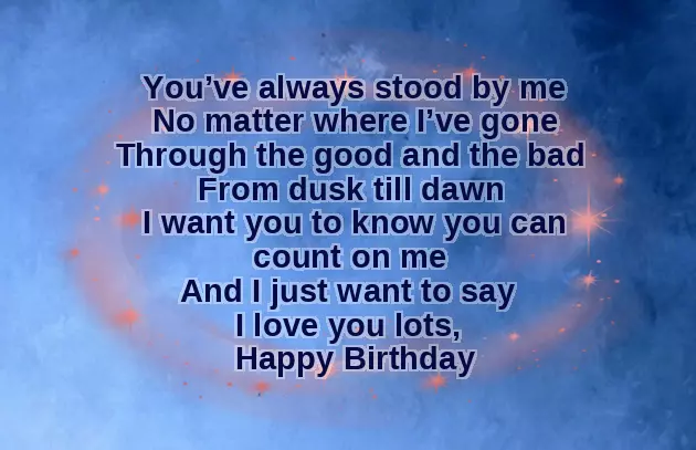 Birthday Poems For Mum