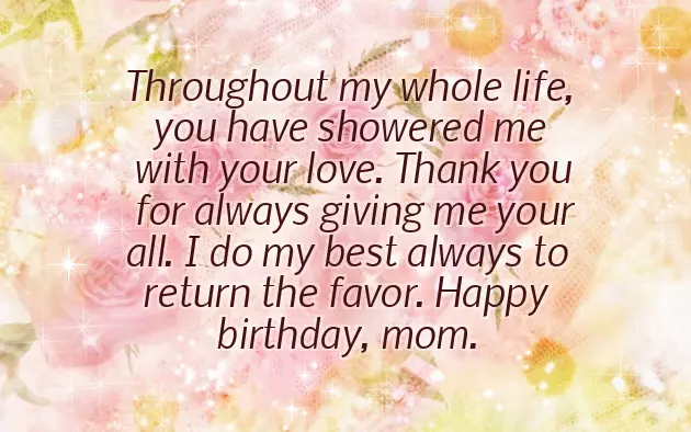 Happy Birthday To The Greatest Mom