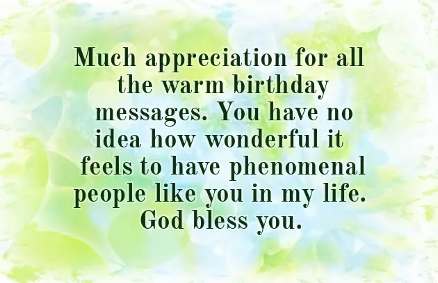 Grateful Thank You For Birthday Wishes