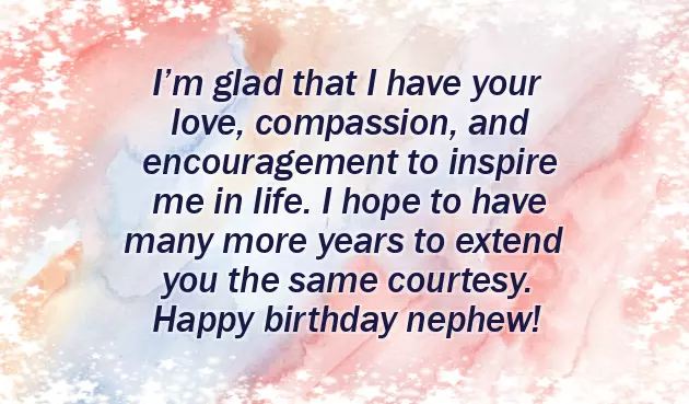 Happy Birthday My Sweet Nephew