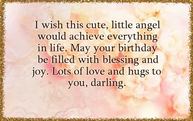 Birthday Wishes For Little Cute Girl