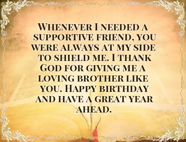 Happy Birthday To My Older Brother