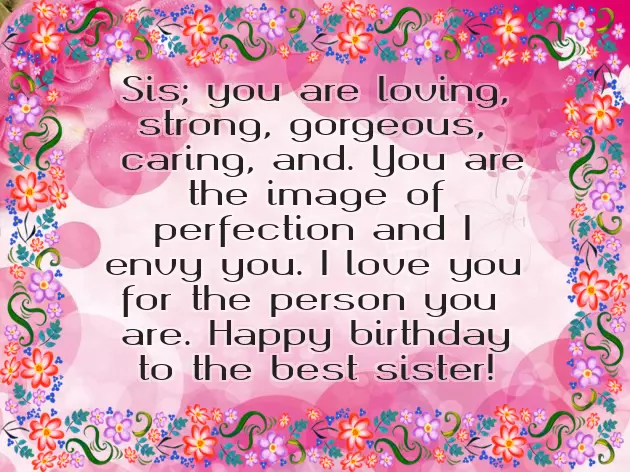 Wish Happy Birthday For Sister Wish Happy Birthday For Sister