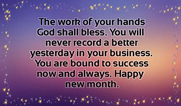 February New Month Message February New Month Message