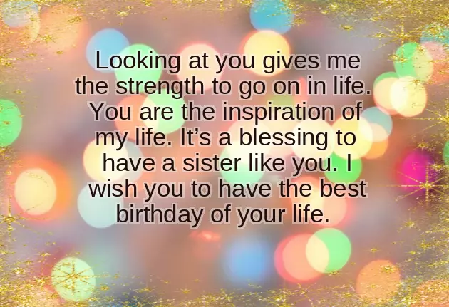 Good Words For Sister Birthday Good Words For Sister Birthday