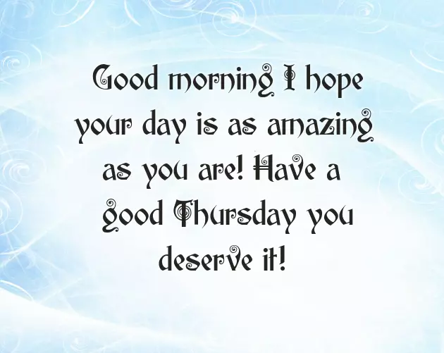 Good Morning Thursday Quotes
